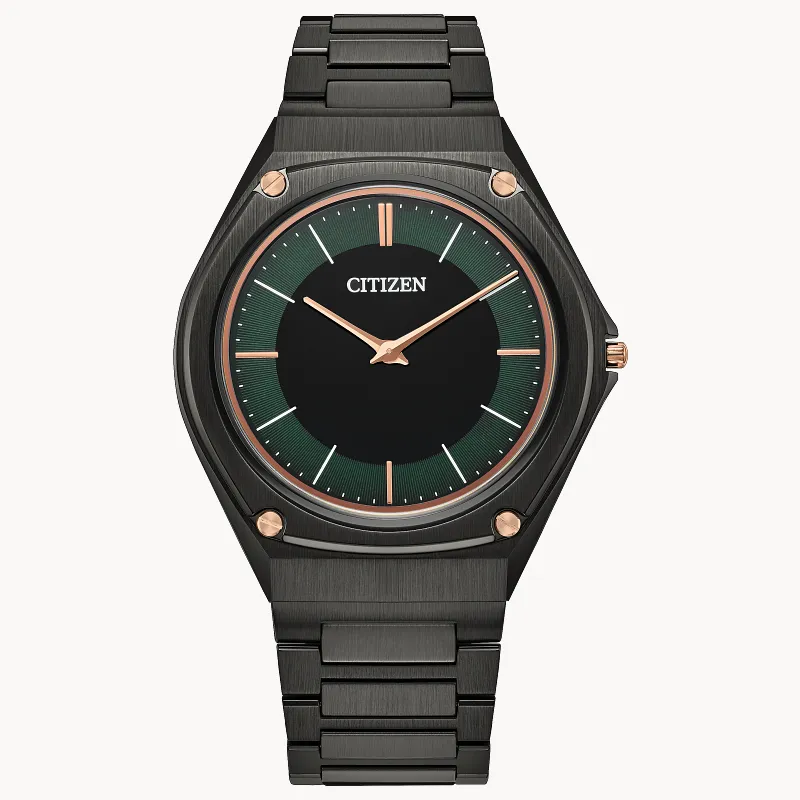 Eco-Drive One Green Dial Stainless Steel Bracelet AR5065-54W | CITIZEN Eco-Drive One Green Dial Stainless Steel Bracelet AR5065-54W | CITIZEN